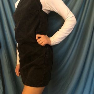 Black jean dress - sleeveless